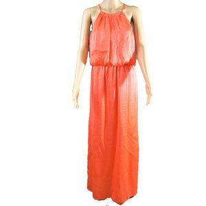 Bisou Bisou Maxi Coral Dress